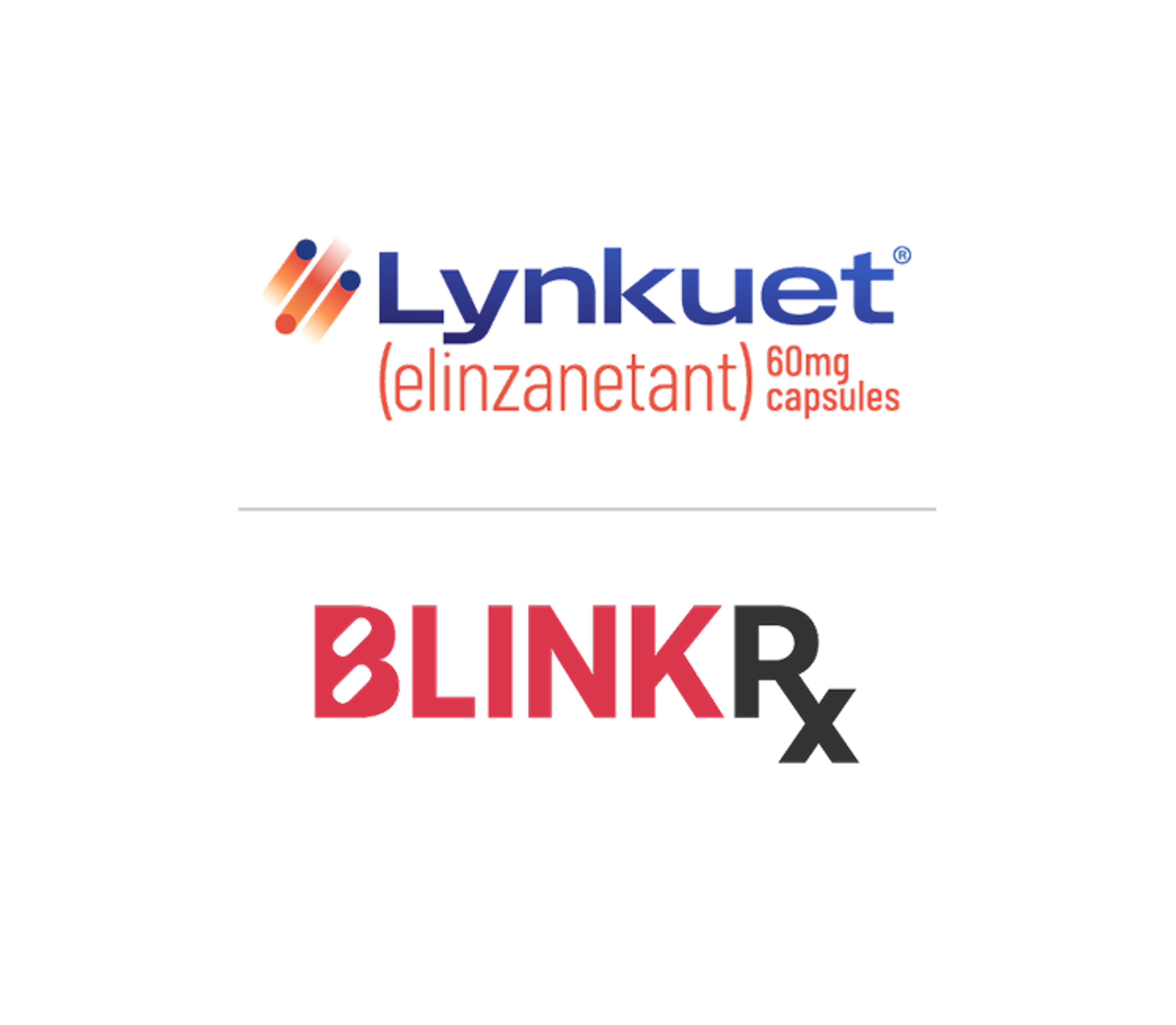 Lynkuet & BlinkRx logos Lynkuet (elinzanetant) & BlinkRx logos